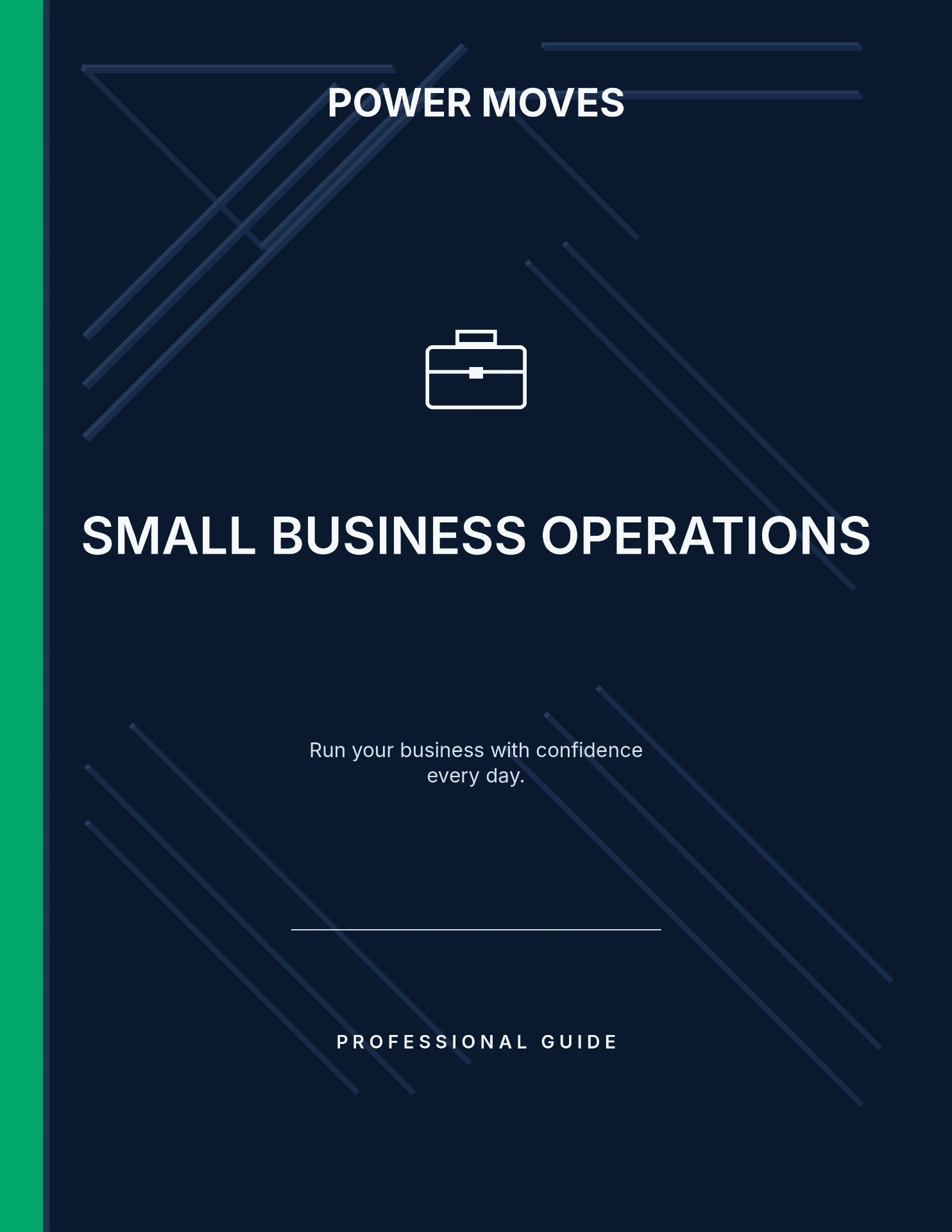 Cover of Small Business Operations Professional Guide, a Power Moves professional guide