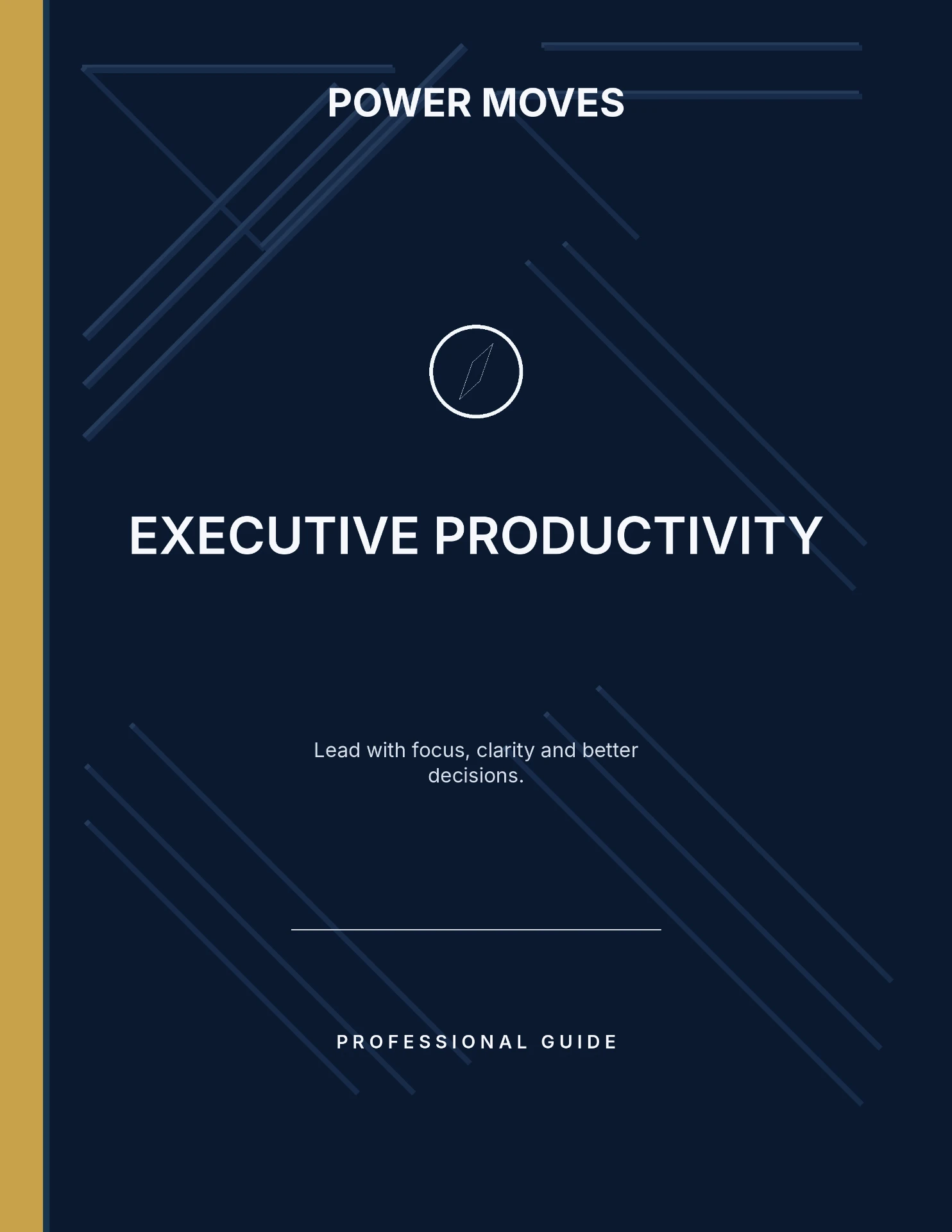 Cover of Executive Productivity Professional Guide, a Power Moves professional guide