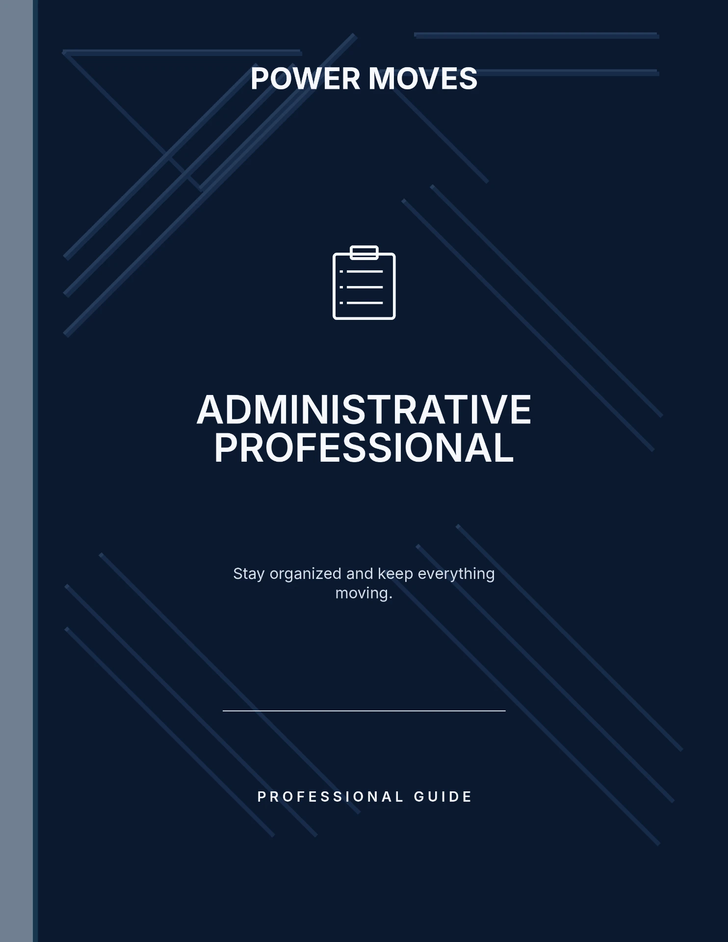 Cover of Administrative Professional Guide, a Power Moves professional guide