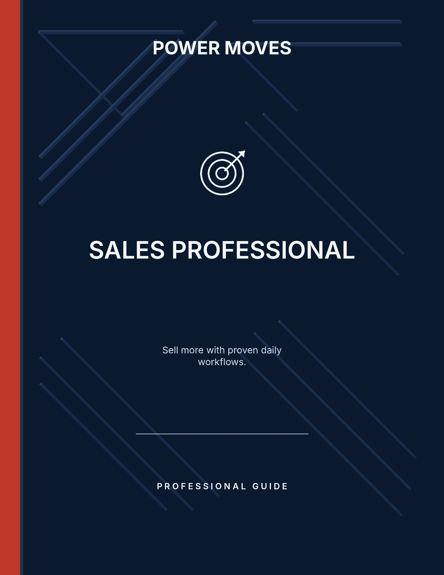 Cover of Sales Professional Guide, a Power Moves professional guide