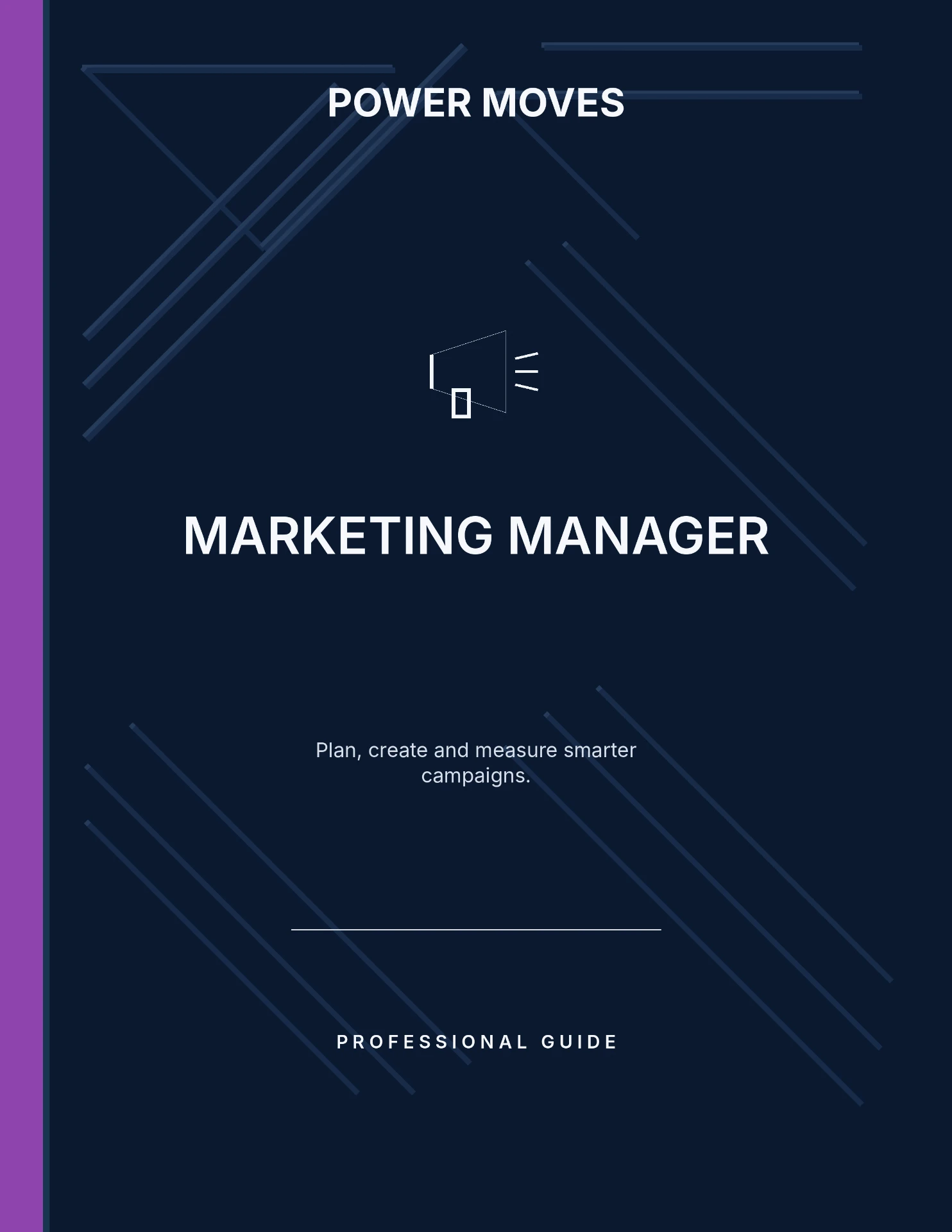 Cover of Marketing Manager Professional Guide, a Power Moves professional guide